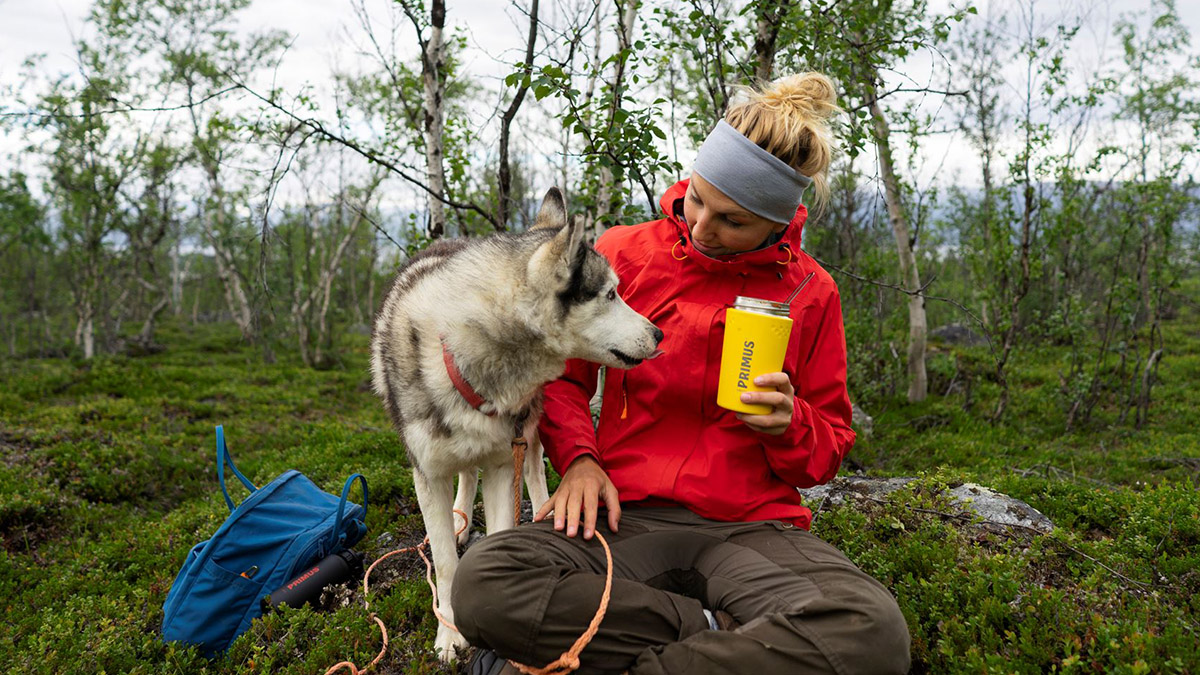 PRIMUS Trail Break Lunch Jug 550 ml żółty - Termos obiadowy na żywność